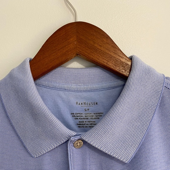 Van Heusen summer blue polo - Picture 3 of 4